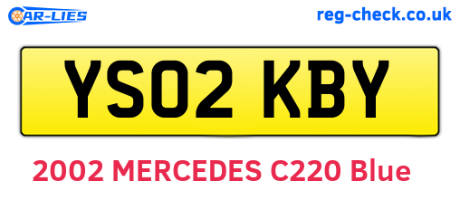 YS02KBY are the vehicle registration plates.