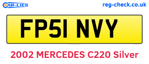 FP51NVY are the vehicle registration plates.