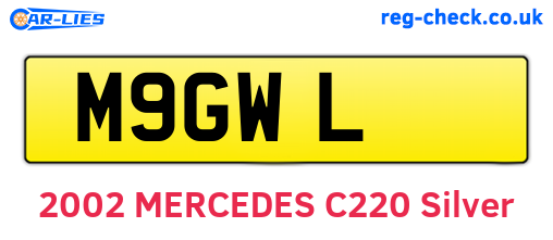 M9GWL are the vehicle registration plates.