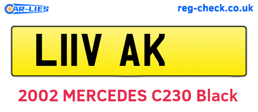 L11VAK are the vehicle registration plates.