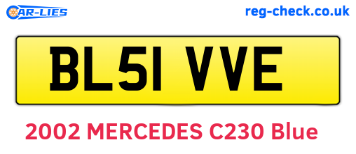 BL51VVE are the vehicle registration plates.