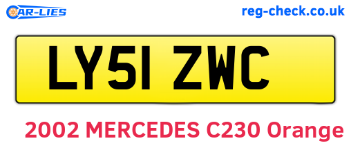 LY51ZWC are the vehicle registration plates.