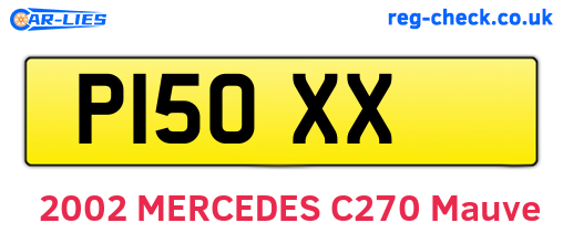 P15OXX are the vehicle registration plates.