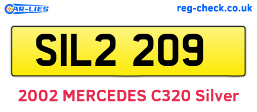 SIL2209 are the vehicle registration plates.