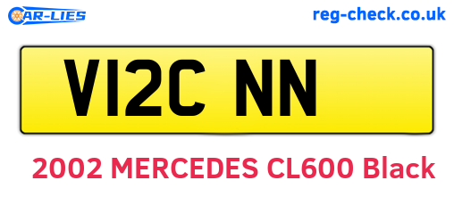 V12CNN are the vehicle registration plates.