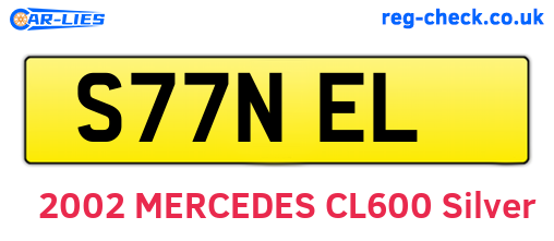S77NEL are the vehicle registration plates.