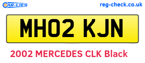 MH02KJN are the vehicle registration plates.