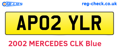 AP02YLR are the vehicle registration plates.