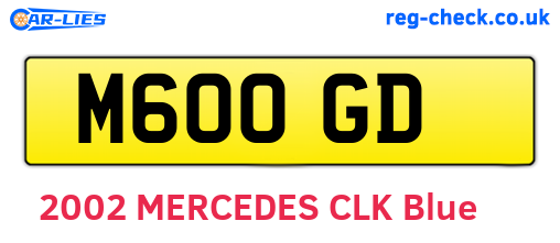M60OGD are the vehicle registration plates.