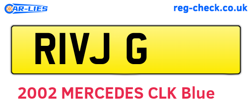 R1VJG are the vehicle registration plates.