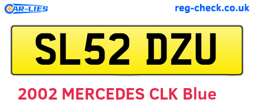 SL52DZU are the vehicle registration plates.