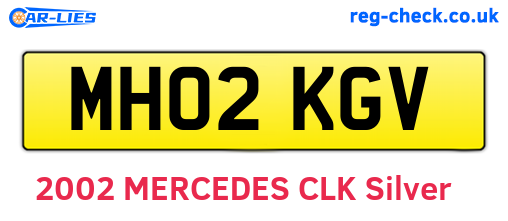 MH02KGV are the vehicle registration plates.