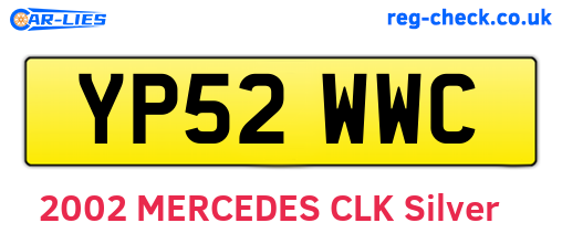 YP52WWC are the vehicle registration plates.