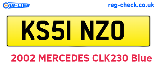 KS51NZO are the vehicle registration plates.
