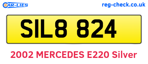 SIL8824 are the vehicle registration plates.