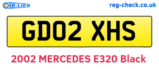 GD02XHS are the vehicle registration plates.