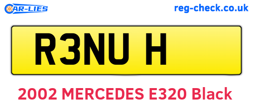 R3NUH are the vehicle registration plates.