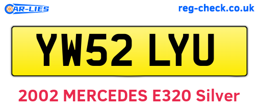YW52LYU are the vehicle registration plates.