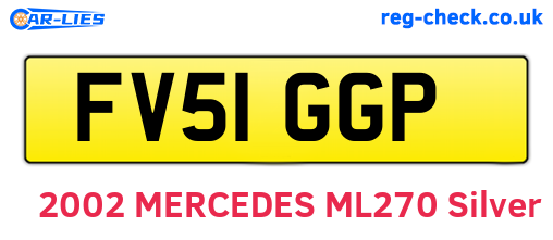 FV51GGP are the vehicle registration plates.