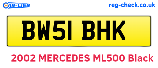 BW51BHK are the vehicle registration plates.