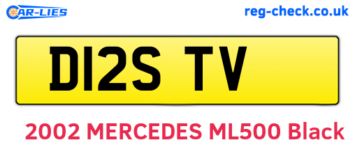 D12STV are the vehicle registration plates.