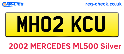 MH02KCU are the vehicle registration plates.