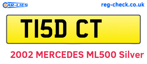 T15DCT are the vehicle registration plates.