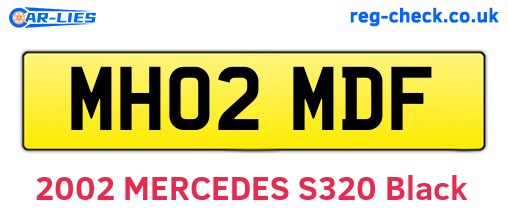 MH02MDF are the vehicle registration plates.