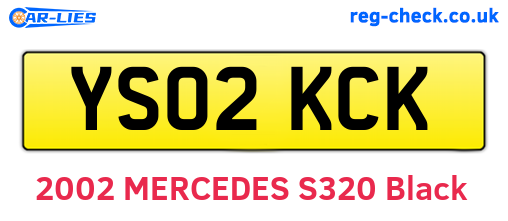 YS02KCK are the vehicle registration plates.
