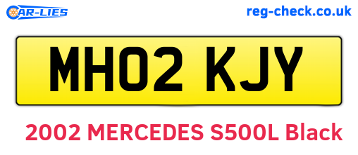MH02KJY are the vehicle registration plates.