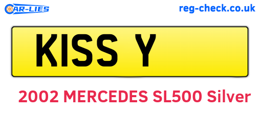 K1SSY are the vehicle registration plates.