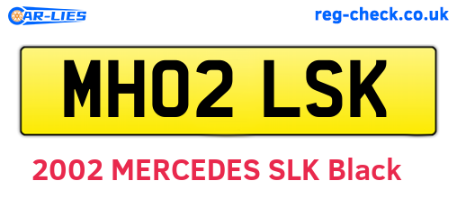 MH02LSK are the vehicle registration plates.