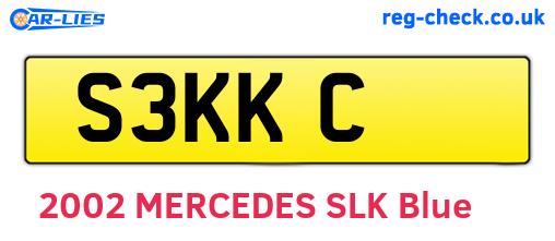 S3KKC are the vehicle registration plates.