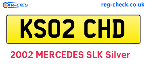 KS02CHD are the vehicle registration plates.