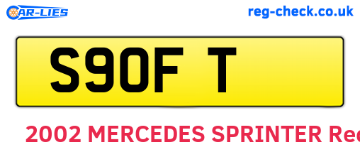 S9OFT are the vehicle registration plates.