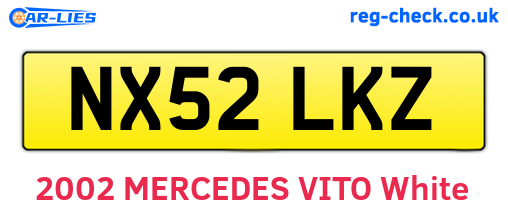 NX52LKZ are the vehicle registration plates.