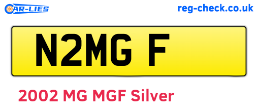 N2MGF are the vehicle registration plates.
