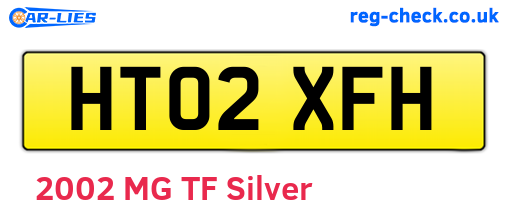 HT02XFH are the vehicle registration plates.