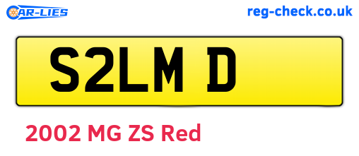 S2LMD are the vehicle registration plates.