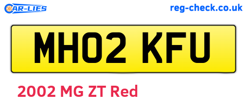 MH02KFU are the vehicle registration plates.