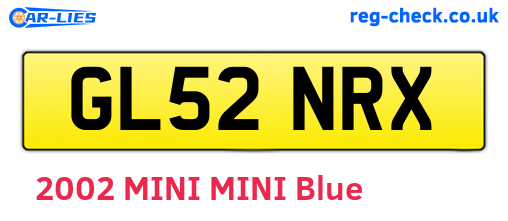 GL52NRX are the vehicle registration plates.