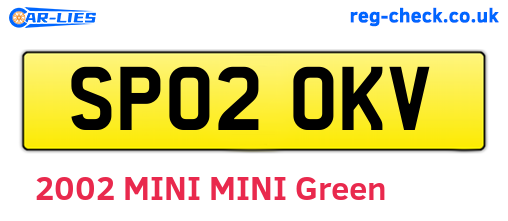 SP02OKV are the vehicle registration plates.