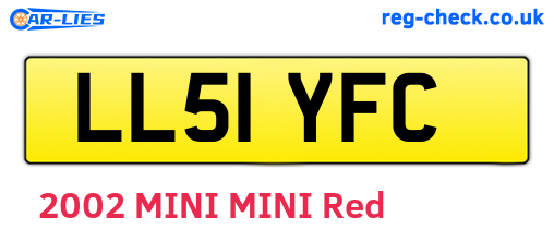 LL51YFC are the vehicle registration plates.