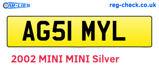 AG51MYL are the vehicle registration plates.