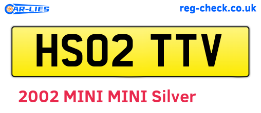 HS02TTV are the vehicle registration plates.