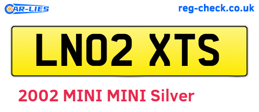 LN02XTS are the vehicle registration plates.