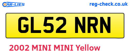 GL52NRN are the vehicle registration plates.