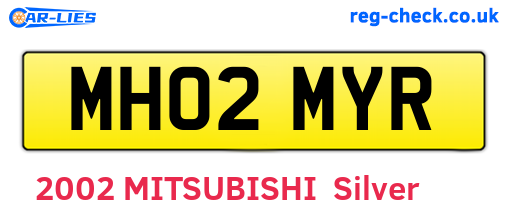 MH02MYR are the vehicle registration plates.