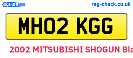 MH02KGG are the vehicle registration plates.