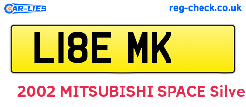 L18EMK are the vehicle registration plates.